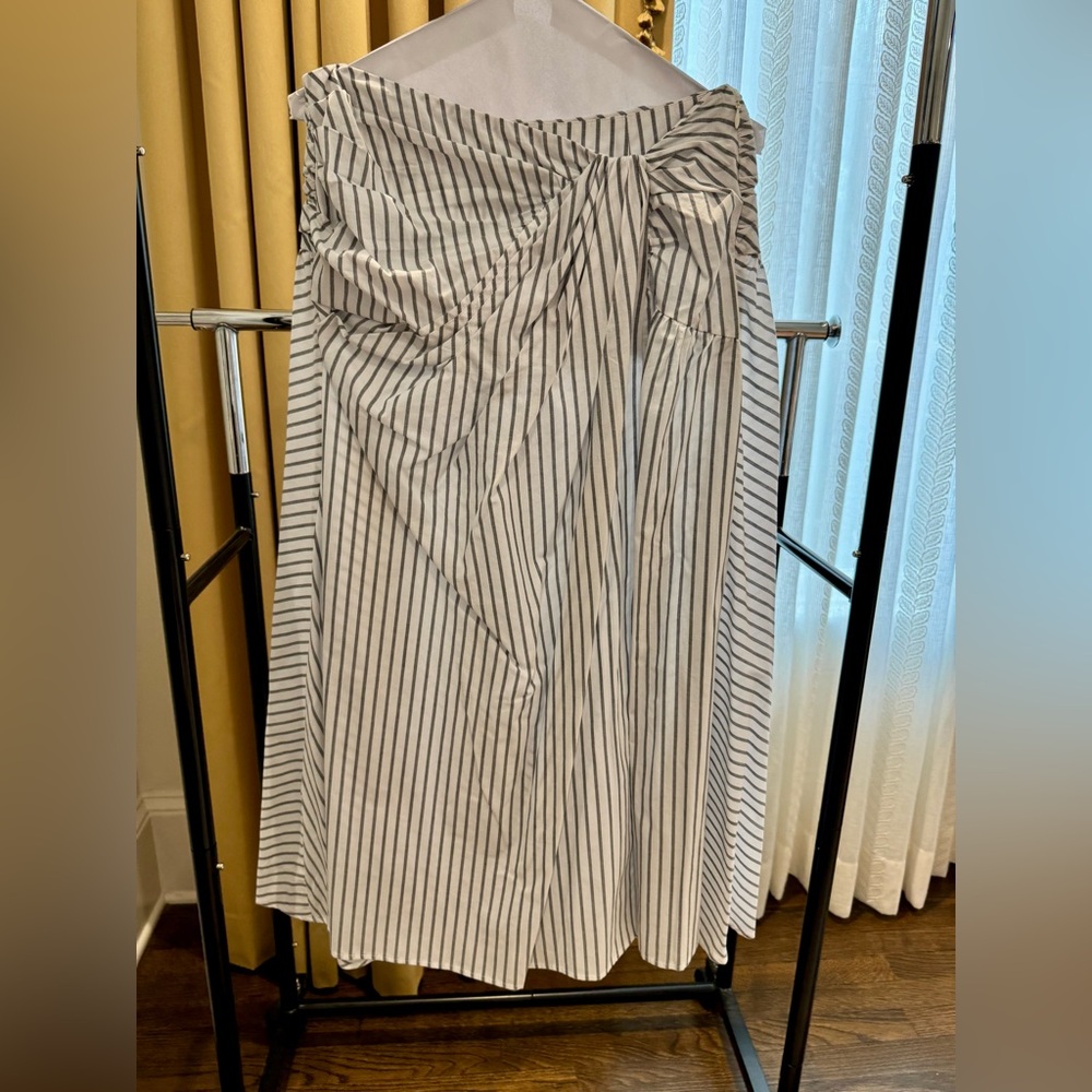Anthropologie maxi skirt with stripes